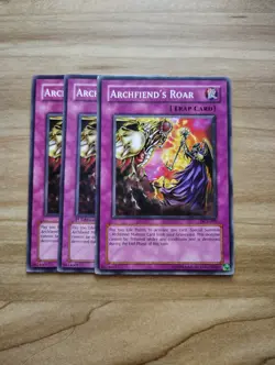 Yu-Gi-Oh! - Archfiend's Roar 3X - Full Playset - Image 1