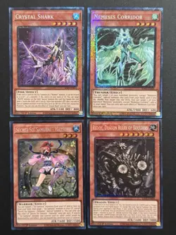 2024 YUGIOH RA02 25TH COLLECTORS RARE NEMESES CORRIDOR NM BONUS SET - Image 1