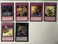 Yu-Gi-Oh Samurai Warlords SDWA 37/40+XD 1st Ed Six Samurai NM/LP - Image 5