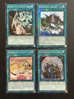 2024 YUGIOH RA02 25TH COLLECTORS RARE RETURN OF THE DRAGON LORDS NM BONUS SET - Image 1