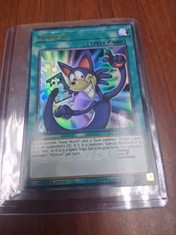 Yugioh Mimicat SS01-ENV03 Ultra Rare 1st Edition Near Mint - Image 1