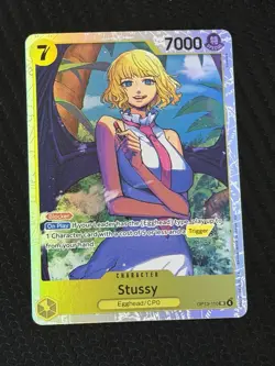 • Stussy • OP13-110 SR Carrying On His Will Holo Foil One Piece TCG NM - Image 1