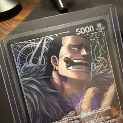One Piece The Azure Sea’s Seven Crocodile OP14-079 Alternate Alt Art Leader NM - Image 2