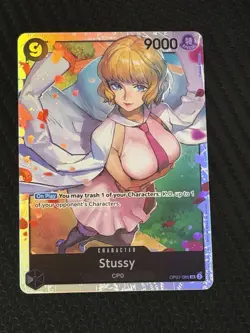 One Piece Stussy OP07-085 SR 500 Years In The Future TCG Foil - English - Image 1