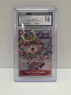 2022 ONE PIECE CCG TONY TONY CHOPPER 25TH ST01-006 CGC 10 GEM MINT - Image 1
