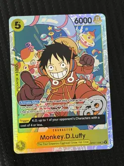 Monkey.D.Luffy OP07-109 SR Premium Booster Holo Foil One Piece TCG NM - Image 1