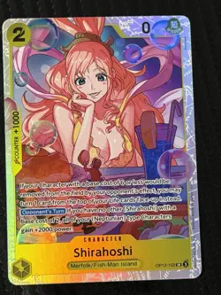 Shirahoshi OP12-102 - One Piece TCG - Legacy of the Master SR Foil NM English - Image 1