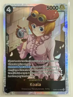 One Piece Heroines EB03-042 SR Koala (NM+) - Image 1