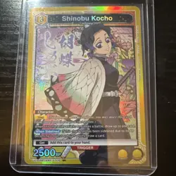 Union Arena Shinobu Kocho SR Foil Action 2500BP Demon Slayer UEX05BT/KMY 3-008 - Image 1