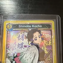 Union Arena Shinobu Kocho SR Foil Action 2500BP Demon Slayer UEX05BT/KMY 3-008 - Image 2