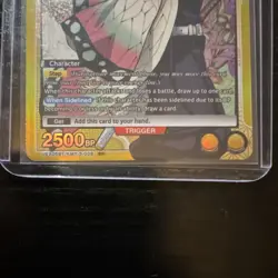 Union Arena Shinobu Kocho SR Foil Action 2500BP Demon Slayer UEX05BT/KMY 3-008 - Image 3