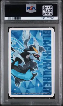 2012 POKEMON BLACK 2 PLAYING CARDS 5 OF CLUBS SERVINE PSA 10 - Image 2