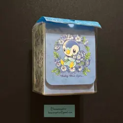 Pokemon Center Japan Piplup Baby Blue Eyes Card Deck Box ~ US SELLER - Image 1