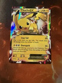 Pokemon TCG Pikachu EX XY84 Legendary Collection Promo Card Free Shipping - Image 1