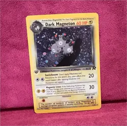 Pokemon Dark Magneton 11/82 Team Rocket 60 HP Rare *Fan Art Card* - Image 1
