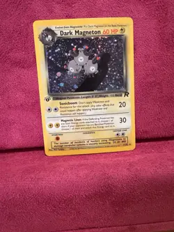 Pokemon Dark Magneton 11/82 Team Rocket 60 HP Rare *Fan Art Card* - Image 2