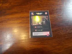 Decipher Young Jedi CCG Qui-Gon Jinn's Lightsaber Foil TJC Card #F8 LP/NM - Image 1