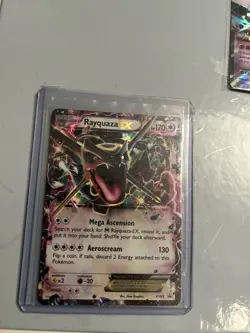 Pokemon Rayquaza EX Promo Holo Dragon Basic 170 HP XY XY69 Aeroscream 130 Card - Image 1