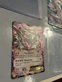 Pokemon Rayquaza EX Promo Holo Dragon Basic 170 HP XY XY69 Aeroscream 130 Card - Image 2