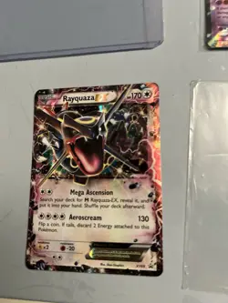 Pokemon Rayquaza EX Promo Holo Dragon Basic 170 HP XY XY69 Aeroscream 130 Card - Image 4