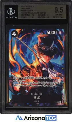 One Piece 2025 Sabo P-105 Promo Card Set '25 Japanese BGS 9.5 - Image 1