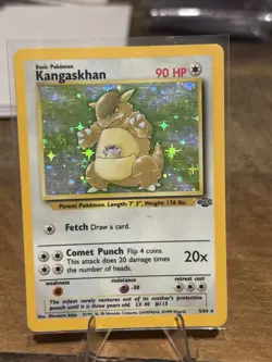 Kangaskhan 5/64 Holo Rare Jungle Set WOTC Vintage Pokemon Card LP- - Image 1