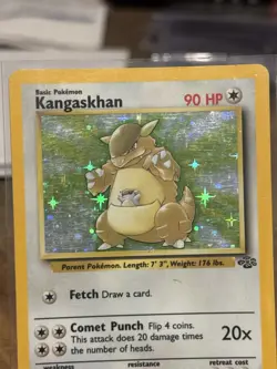 Kangaskhan 5/64 Holo Rare Jungle Set WOTC Vintage Pokemon Card LP- - Image 2