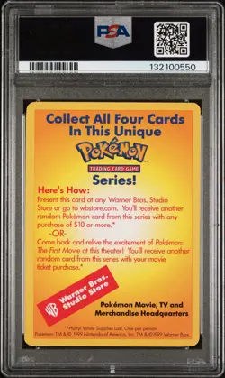 1999 POKEMON INSERT CARDS CATCH MEW! PSA 10 - Image 2