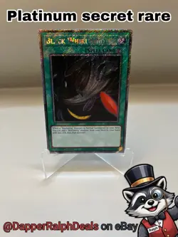 Black Whirlwind (Platinum Secret Rare) RA03-EN219 Quarter Century Yugioh Card - Image 1