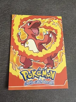 Topps Charizard Charmeleon & Charmander Pokemon Cards 1999 Non Holo NM - Image 4