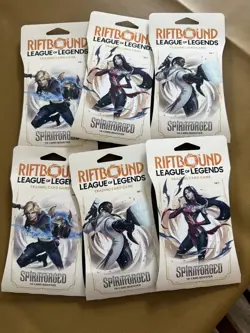 NEW Riftbound Spiritforged League of Legends Booster Packs 6x 14 Cards - Image 1