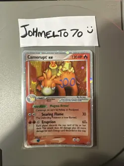 Pokemon TCG Camerupt EX Emerald Holo Rare Card 92/106 LP - Image 1