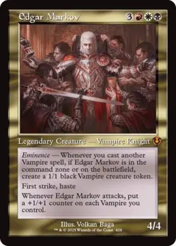 MTG - Edgar Markov (Retro Frame) - Innistrad Remastered - Light Play - Normal - Image 1