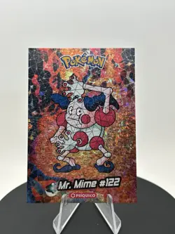 2025 POKEMON STAINED GLASS Crystal Card #122 MR. MIME Kanto Peru Foil - Image 1