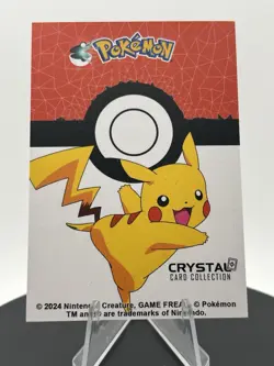 2025 POKEMON STAINED GLASS Crystal Card #122 MR. MIME Kanto Peru Foil - Image 2