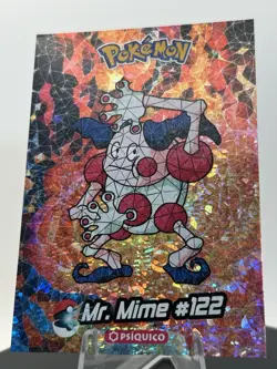 2025 POKEMON STAINED GLASS Crystal Card #122 MR. MIME Kanto Peru Foil - Image 5
