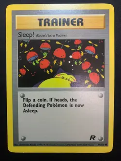SLEEP! (ROCKET'S SECRET MACHINE) - 79/82 - TEAM ROCKET - POKEMON CARD - LP - Image 1