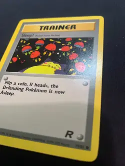 SLEEP! (ROCKET'S SECRET MACHINE) - 79/82 - TEAM ROCKET - POKEMON CARD - LP - Image 3