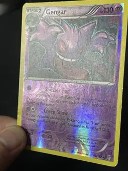 Pokemon Gengar Reverse Holo Rare Card XY Breakthrough 60/162 - Image 3
