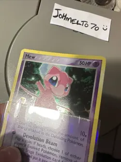 Mew 040 Holo Black Star Promo Pokemon Card 2006 LP Condition - Image 2