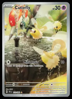 Cutiefly 172/162 Holo Illustration Rare Temporal Forces Pokemon Card - Image 1