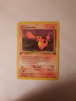Pokemon Card Charmander 1st Edition #50/82 1999-2000 - Image 1