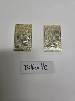 Charizard Jigglypuff 23 Karat Gold Bar Trading Card 1999 Special Edition - Image 1