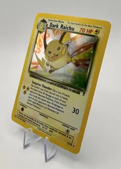Pokemon TCG 2002 Legendary Collection Dark Raichu Holo Rare Card 7/110 - NM - Image 2