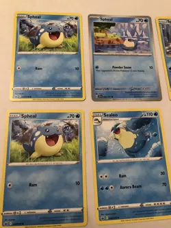 Lot Of 6 Spheal and Sealeo Pokemon Cards - Image 2
