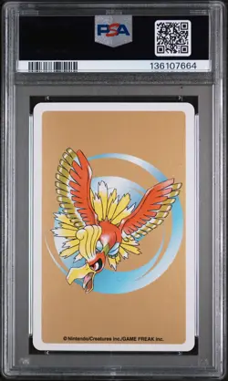 2000 POKEMON GOLD VERSION PLAYING CARDS QUEEN OF DIAMONDS #168 ARIADOS PSA 10 - Image 2