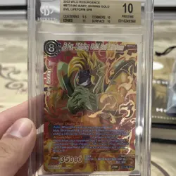 Dragon Ball Super Card Game Baby Shining Gold Evil Lifeform SPR Foil BGS 10 - Image 1