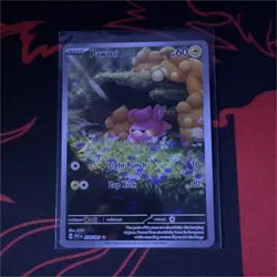 Pokemon Pawmi Illustration Rare Holo Card SV: Paldean Fates 226/091 HP 60 - Image 1