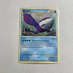 Pokemon TCG 2011 Call of Legends Card -- Kyogre 12/95 Sparkle Holo - Image 1