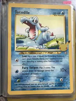 3 Jumbo Johto 25th Anniversary Starter Pokemon Cards - Image 5